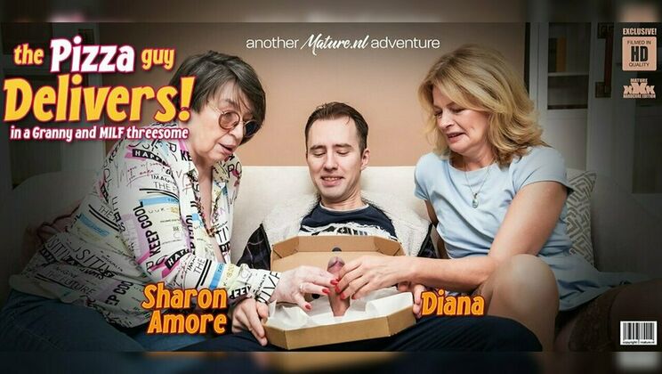 [Mature.nl] - Granny Sharon Amore and MILF Diana Share a Young Guy - Diana - Ray Adler - Sharon Amore