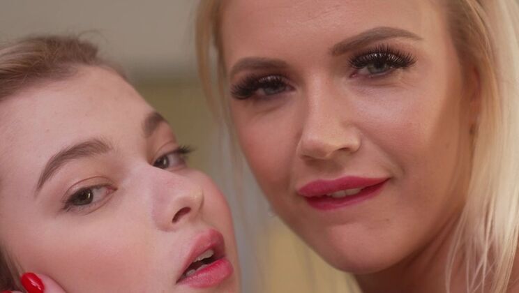 [NRXStudio] - Lesbian Fun with Stepmom and Teenage Daughter - Leo Casanova - Kitty Li - Nick Morris - Meow Miu - Tim Monster Cock