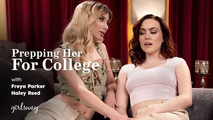 [Girlsway] - Cheating College Girls Enjoy Some Fun - Haley Reed - Freya Parker