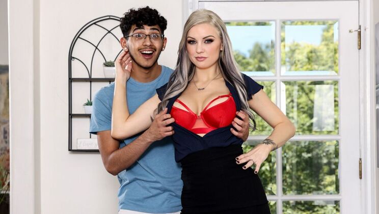 [Devil'sFilm] - Big Cock Diego Perez Cum on Tits of Kenzie Taylor - Kenzie Taylor - Diego Perez
