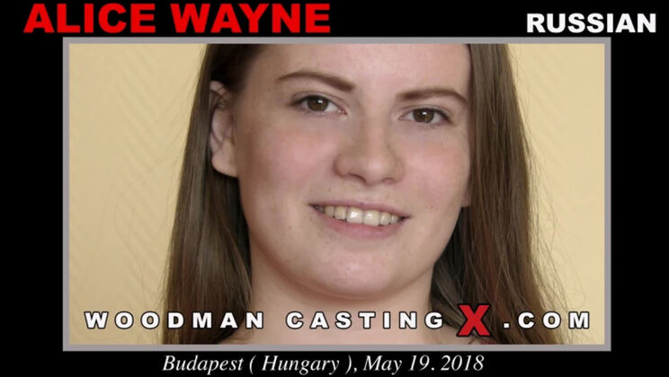 [WoodmanCasting] - Stunning Brunette Alice Wayne's Naughty Casting - Alice Wayne