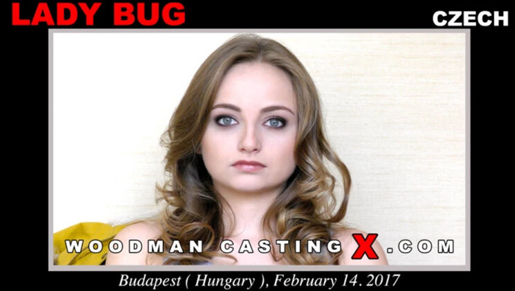 [WoodmanCasting] - Lady Bug's Shaved Pussy Gets Rammed - Lady Bug