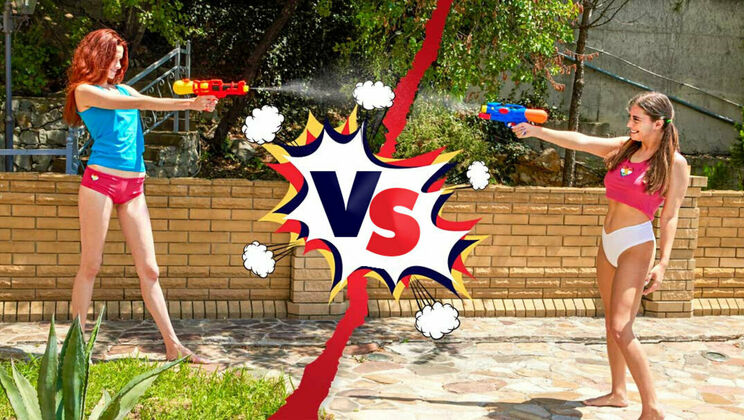 [ClubSweethearts] - Angel Rai and Elise Moon’s Shaved Pussy Challenge - Angel Rai - Elise Moon