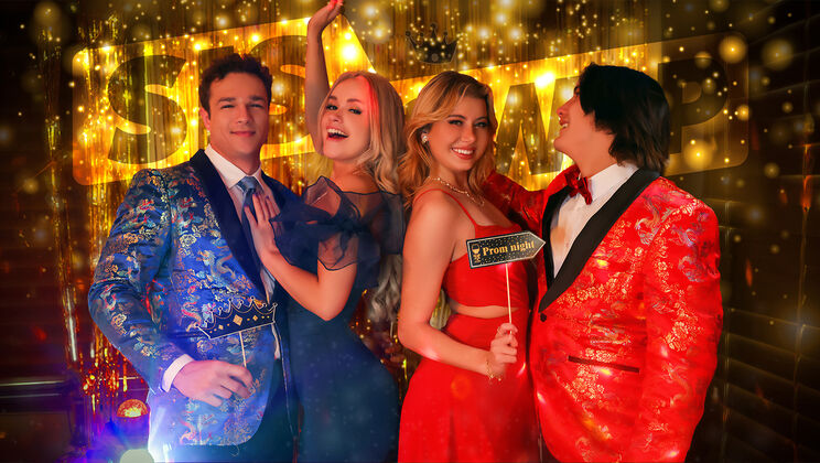 [SisSwap] - Spanking Stepsisters in Party Mode - Jayden Marcos - Khloe Kingsley - Stella Luxx - Axel Haze