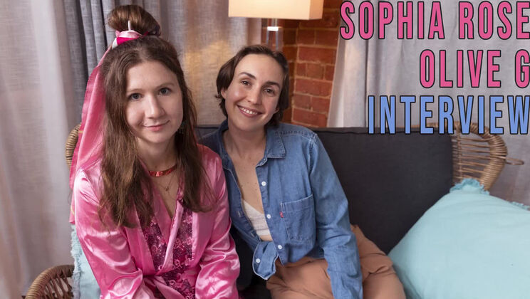 [GirlsOutWest] - Unscripted: Olive G and Sophia Rose in Hairy Aussie Interview - Olive G - Sophia Rose