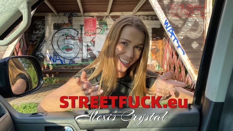 [StreetFuck] - Alexis Crystal's POV Sex in Car with Big Dick - Alexis Crystal