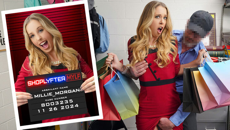 [ShopLyfterMYLF] - The Skinny Blonde's Hot Troublemaker Moment - Mike Mancini - Millie Morgan
