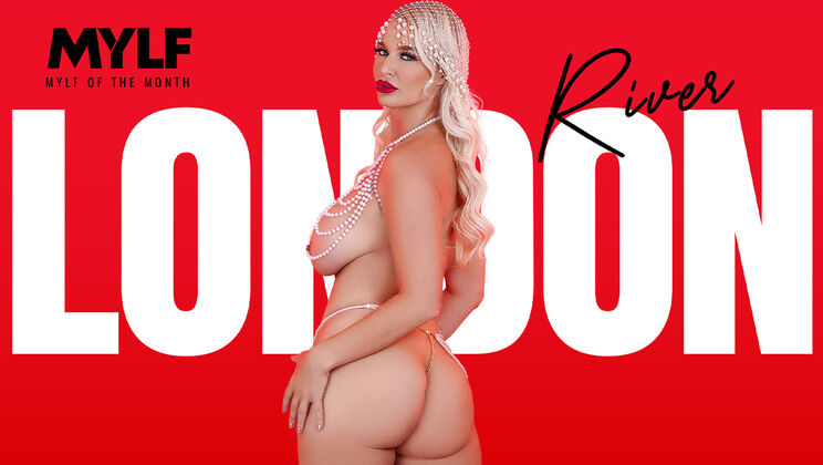 [MylfOfTheMonth] - Blonde London River's Big Tits - Blowjob, Gagging & Hard Fuck - London River - Jimmy Michaels