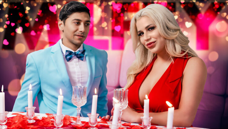 [Milfty] - Deep Throat & Cum on Tits - Valentine's Day Fun - Spencer Scott - Max Fills