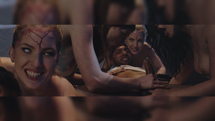 [Parasited] - Scarlett Alexis Swallows in Wild Blowjob Scene - Oliver Davis - Scarlett Alexis - Octavia Red - Myra Moans