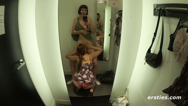 [Ersties] - August Exhibitionism: Tattooed Brunette & Blonde - Delfine (Ersties) - Sally B (Ersties)