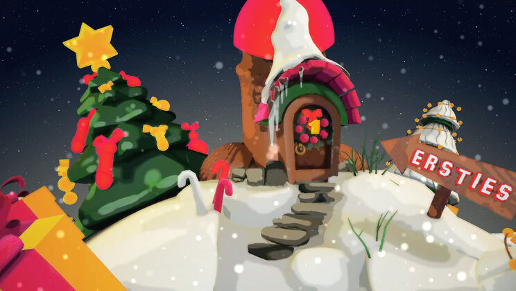 Christmas Special - Evie Unwraps Door One