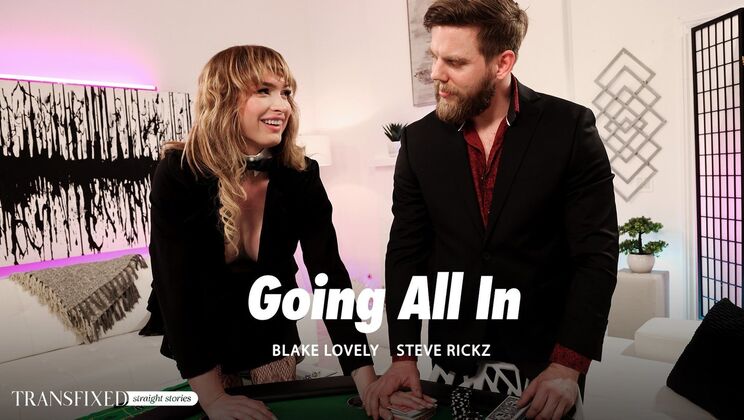 [Transfixed] - Blonde Slut Gags and Takes Cum Like a Champ - Blake Lovely - Steve Rickz