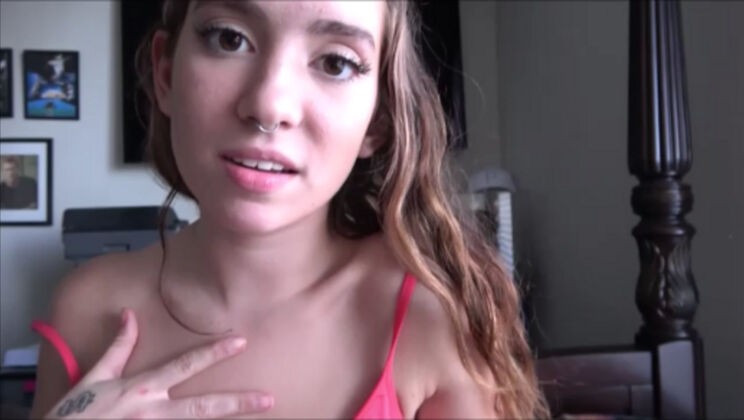 Teen Bailey Base Gets Creampie in Taboo Step Sibling Sex