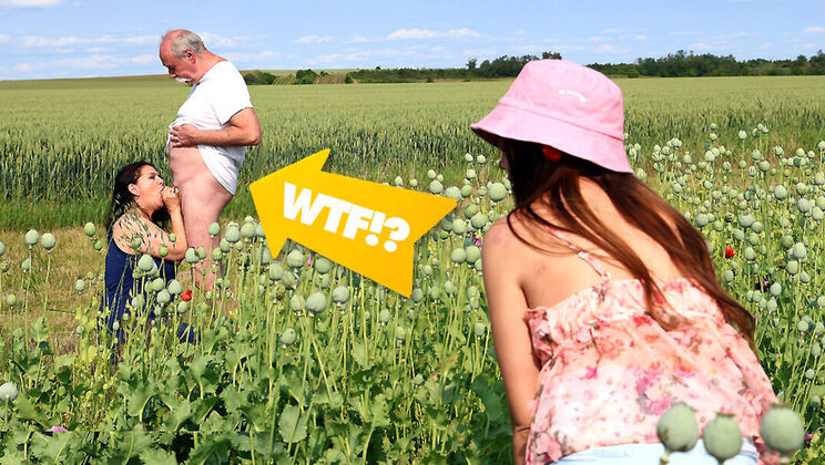 [GrandparentsX] - Old and Young Outdoor Doggystyle