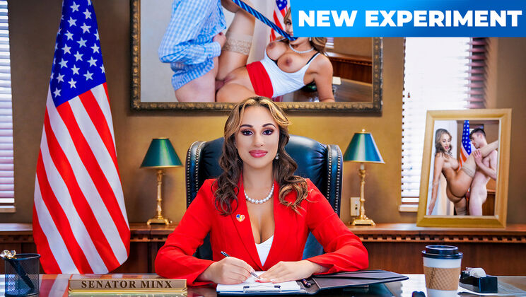 [MylfLabs] - Brunette Monica Minx teases Enzo East with pussy licking - Enzo East - Monica Minx