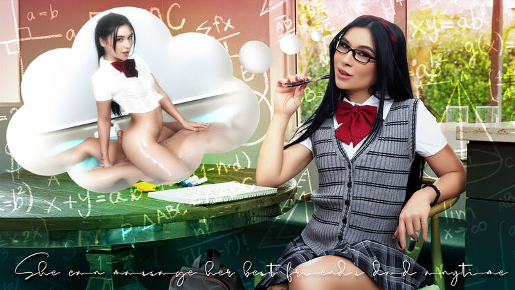 [TeenPies] - Thong-Clad Petite Gets Massage and More - Nicky Rebel - Delilah Dagger