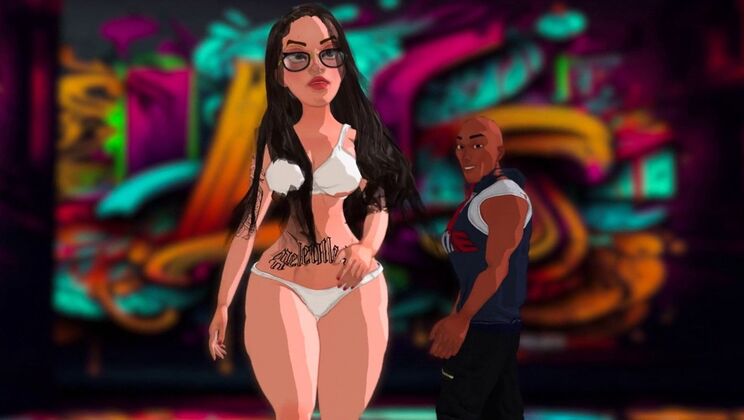 [AdultTimeAnimation] - Brunette Babe’s Blowjob and Interracial Cum on Ass Scene - Leo Casanova - Martin Spell - Marty Dope - Toni Bil - Aleksandr Bright - Tim Monster Cock - Morta Lola