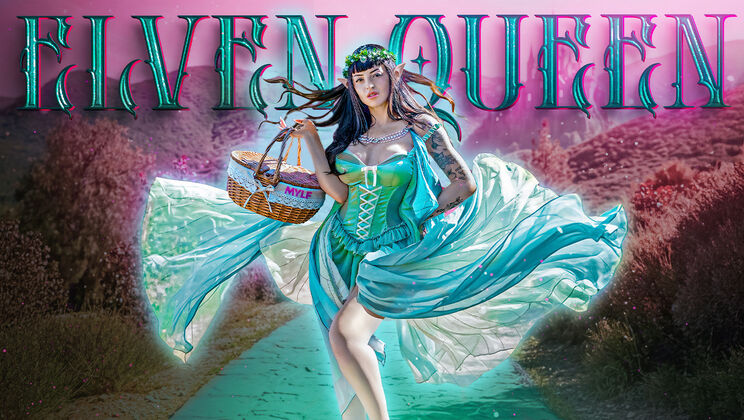 [Milfty] - Braless Elf Queen Tease Leads to Tit Play - Charlie Valentine - Axel Haze