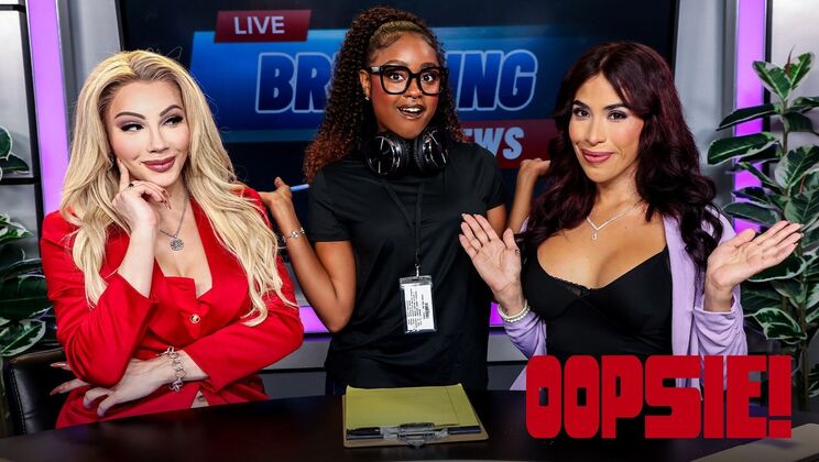 [Oopsie!] - Caucasian Blonde Gets Her Hairy Pussy Eaten Before Facial - Destiny Mira - Ariel Demure - Avery Lust