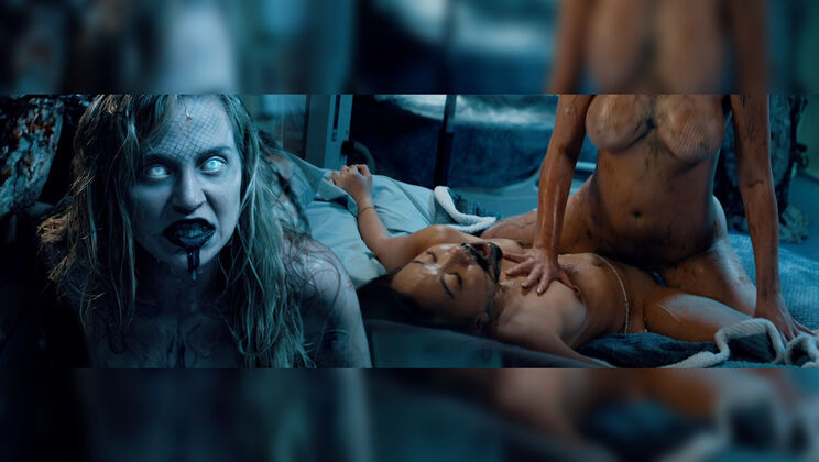 [Parasited] - Asian Lesbian Scissoring Innocent Face Small Tits Fetish - Blake Blossom - Kimmy Kim