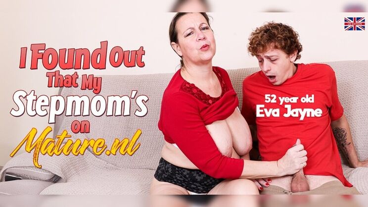 [Mature.nl] - Mature British MILF Eva Jayne seduces stepson with big natural tits - Eva Jayne (EU) - Benjamin Zee