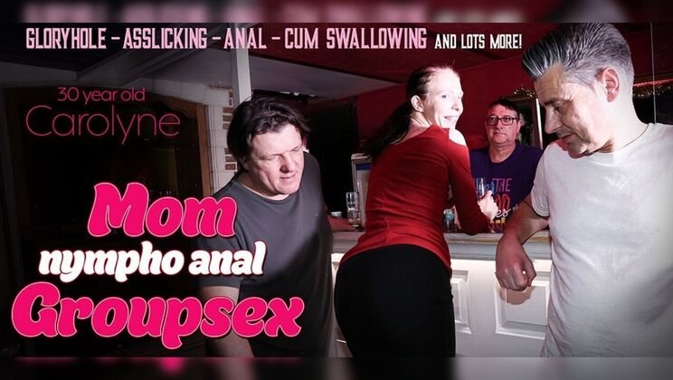 [Mature.nl] - Hairy Mom Carolyne Sucks and Fucks in Group Session - Peter - Luke - Philippe Soine - Carolyne