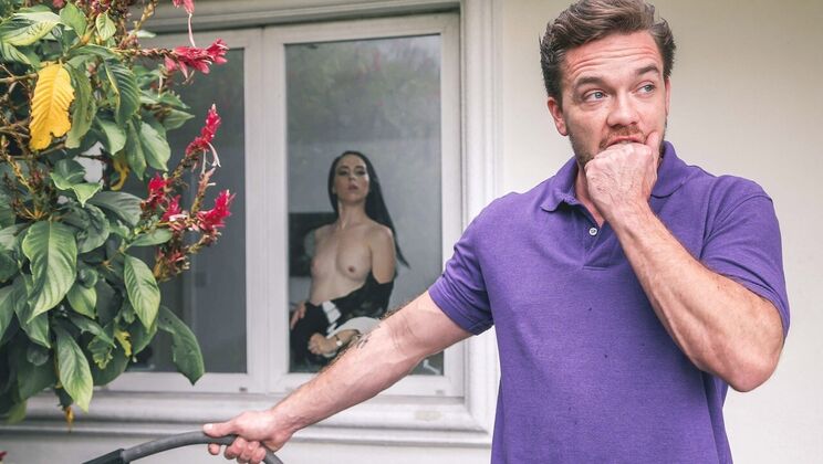 [DigitalPlayground] - Blonde Maid Bambi Black Takes Big Cock Inside - Kyle Mason - Bambi Black