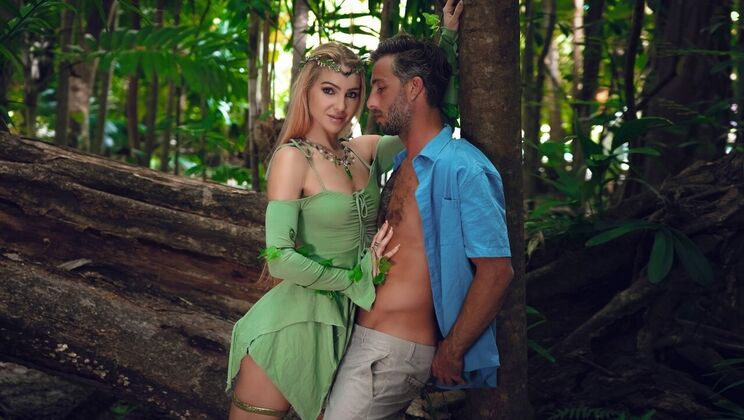 [DigitalPlayground] - Survivor's Paradise: Athletic ballerina gets facial cumshot - Lucas Frost - Little Dragon