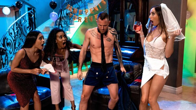 [DigitalPlayground] - Blonde Friend Scandal: Pussy Licking, Big Cock, Cumshot - Scott Nails - Scarlit Scandal