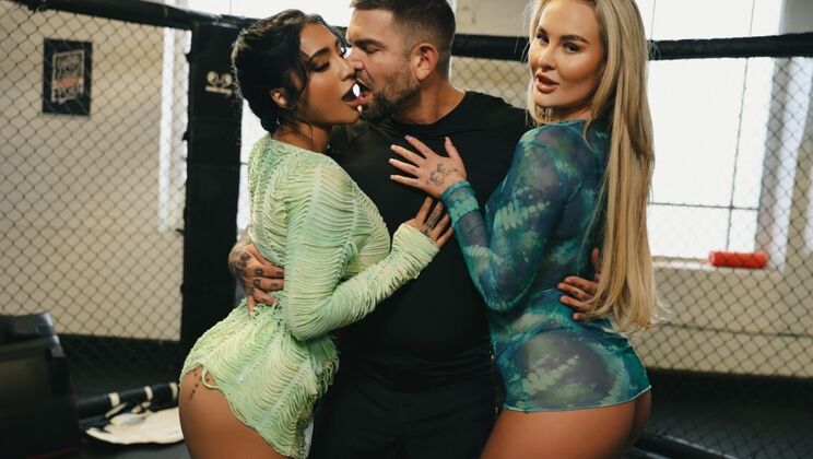 [DigitalPlayground] - Sporty Threesome: Gym, Athletic Bodies & Sweaty Sex - Juan Lucho - Yasmina Khan - Ali Rose