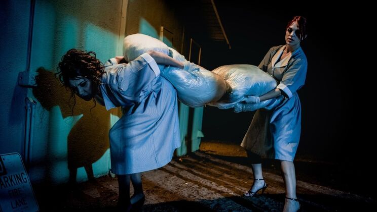 [DigitalPlayground] - Tall Girls Lesbian Sex in Hotel Room Finale - Elena Koshka - Molly Stewart