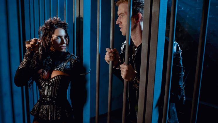 [DigitalPlayground] - Prison Fantasy Sex: Redhead Gets Pussy Licking & Standing Doggystyle Fuck - Danny D - Madison Ivy