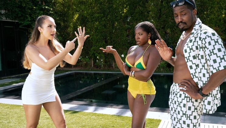 [DigitalPlayground] - Face Sitting And Pussy Worship With Enhanced Body - Isiah Maxwell - Amari Anne - Melissa Stratton