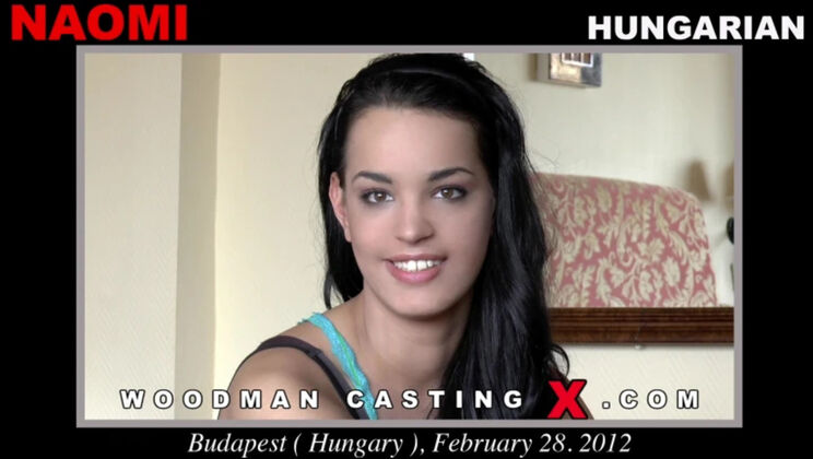 [WoodmanCasting] - Naomi Casting: Big Mouth for Cock and Gaping Ass - Naomi