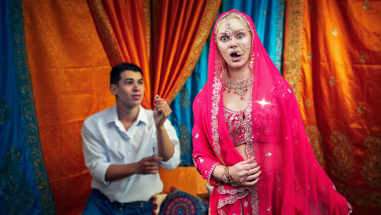 Hindu Girl Learns Sex with Tit Play and Pussy Licking