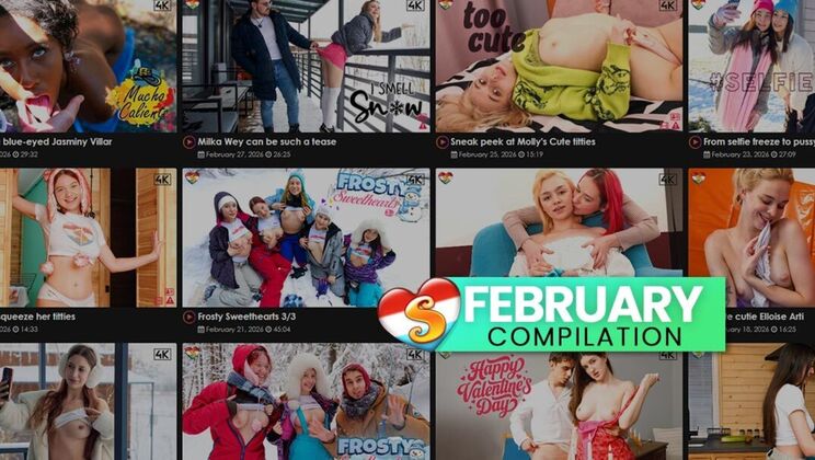 [ClubSweethearts] - 2026 February Sex Tape Compilation - European Stars - Tess Lyndon - Maaike - Lady Luna - Kamilla C - Britney Spring - Willy Regal - Viola Weber - Sara Bork - Milka Wey - Moon Imp - Cristafeer Robien - Rihanna Black - Erika Mori - Alice Flore - Megan Murkovski - Baby Dahl - Amelia Ost - Molly Cute - Roxy Muray - Nathalie Q - Remido - Silver Valkyrie - Janet E