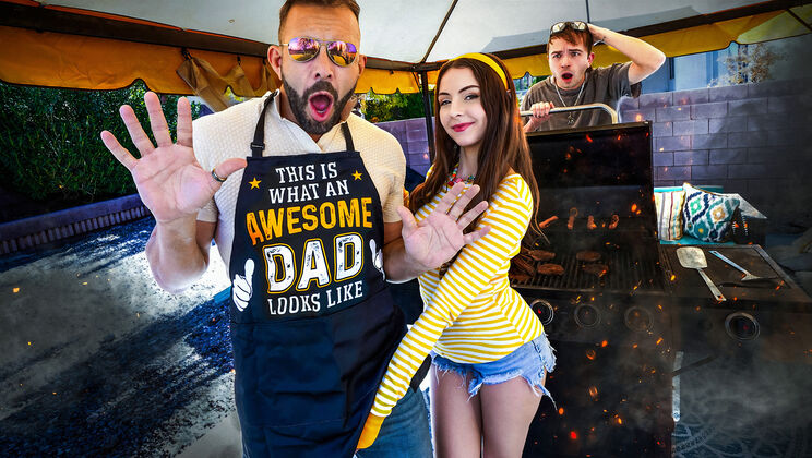 [FamilyStrokes] - Rubbing and Tit Play Makes Tiny Teen Cum - Will Pounder - Serena Hill