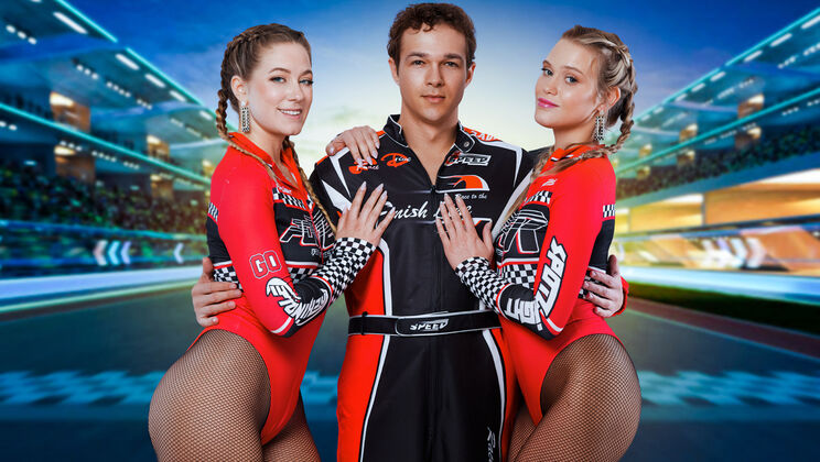 [StepSiblings] - Blonde with Braids Gets Deepthroat Gagging in Sportswear - River Lynn - Jayden Marcos - Chloe Rose