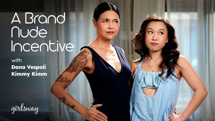 [Girlsway] - Natural Tits and Tattooed Body: Lesbian Fun with Dana and Kimmy - Dana Vespoli - Kimmy Kimm