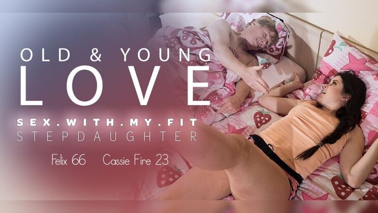 [Mature.nl] - Stepdad Pussy Licking for Horny Teen - Then Fucks Her Doggystyle - Cassie Fire - Felix