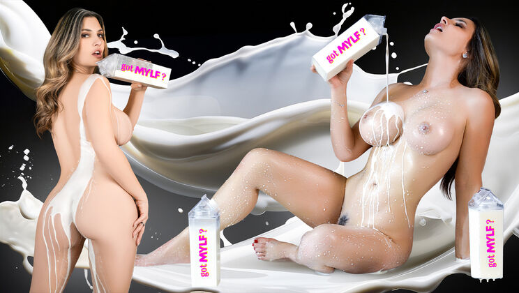 Cum in Mouth and Milk on Tits from Jayden Marcos