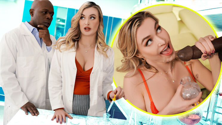 Research Rocks! MILF Natalia Starr Gets Creampie from BBC Lab Partner