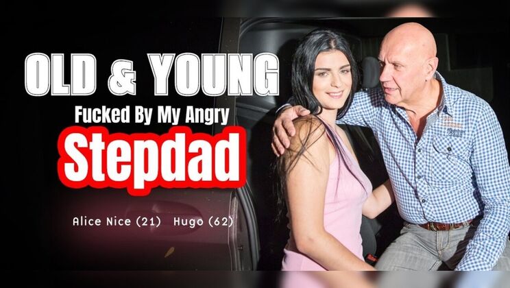 Teen Alice Nice Rides Old Man’s Cock: Wet Pussy and Cum Swallow