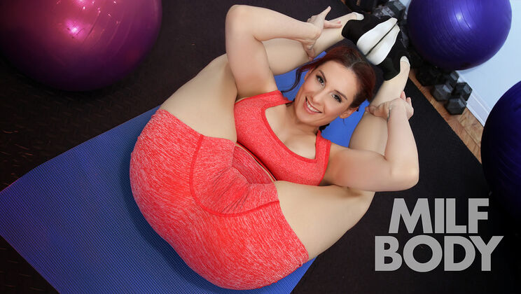Pantyless Kelly in Workout Bottoms for Victor