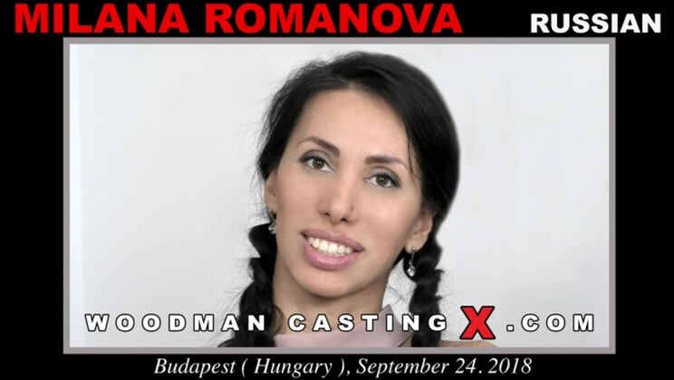 Milana Romanova Hotel Casting - Big Mouth Blowjob And Rimming